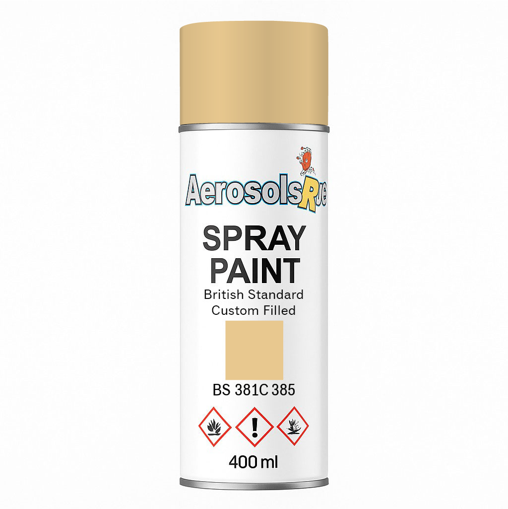381C 385 Light biscuit 400ml Aerosol Available in any Finish