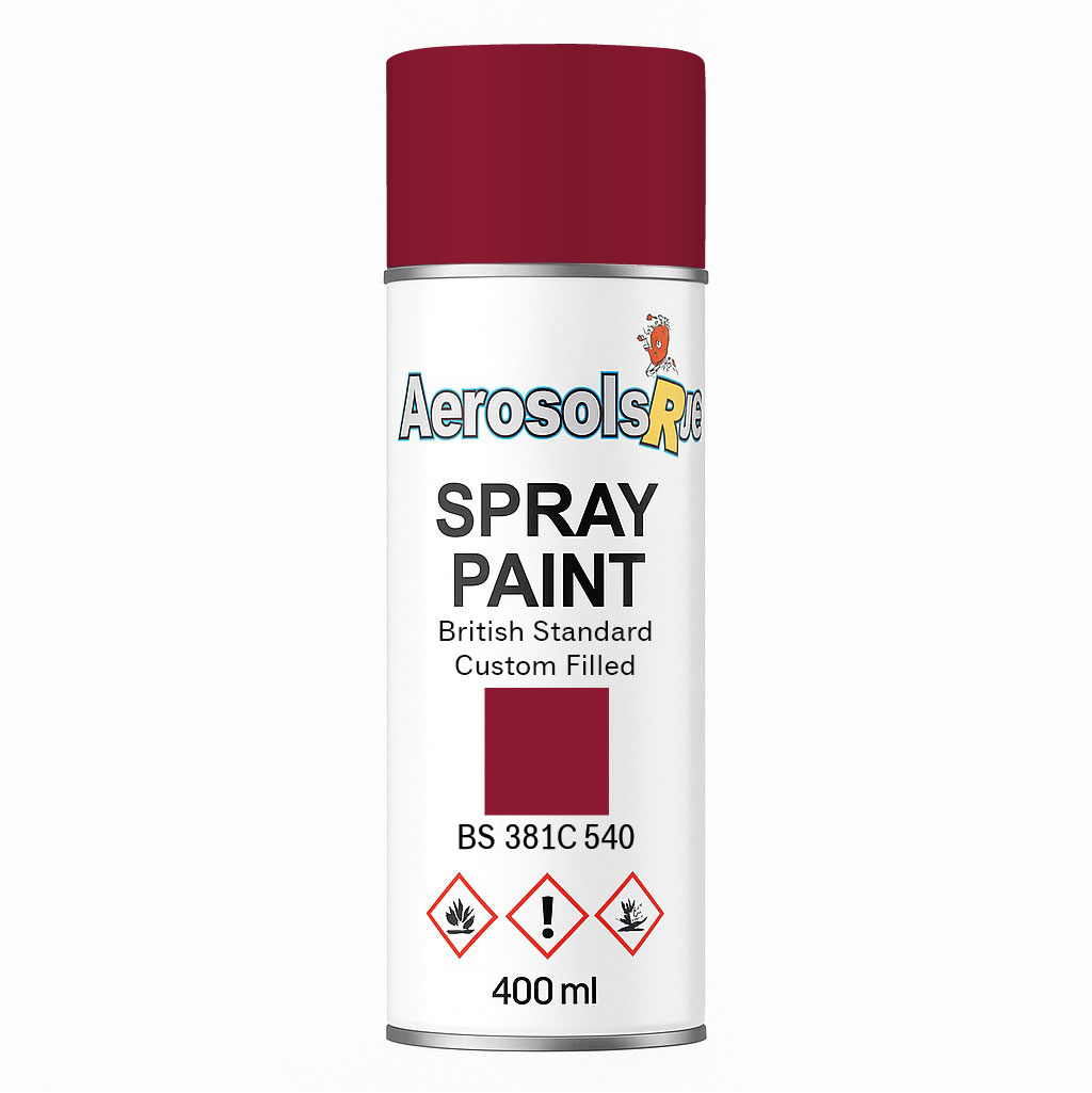 381C 540 Crimson 400ml Aerosol Available in any Finish