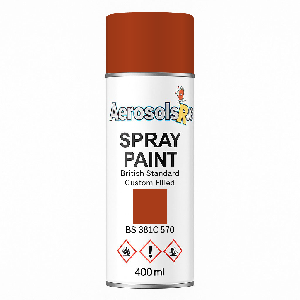 381C 570 Traffic red 400ml Aerosol Available in any Finish