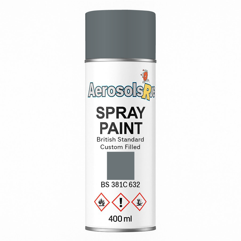381C 632 Dark admiralty grey 400ml Aerosol Available in any Finish
