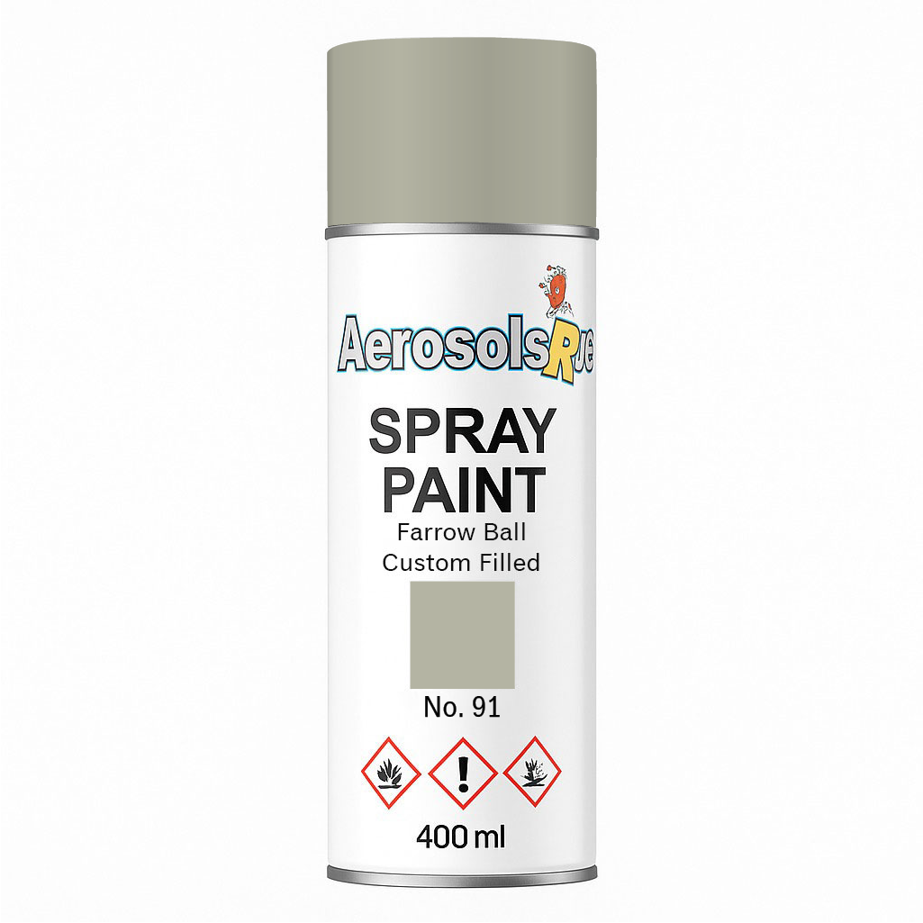 Farrow and Ball -Blue Gray No. 91 400ml Aerosol Available in any Finish