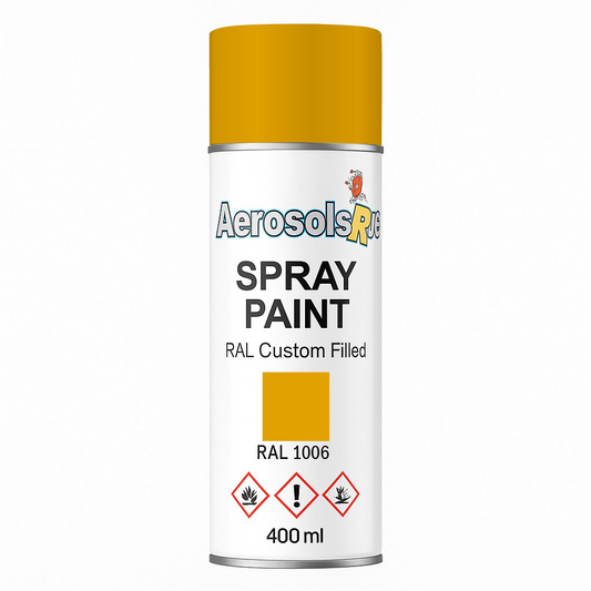 RAL 1006 - 400ml Aerosol Spray Paint Any Finish