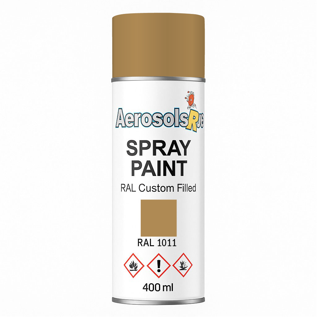 RAL 1011 - 400ml Aerosol Spray Paint Any Finish