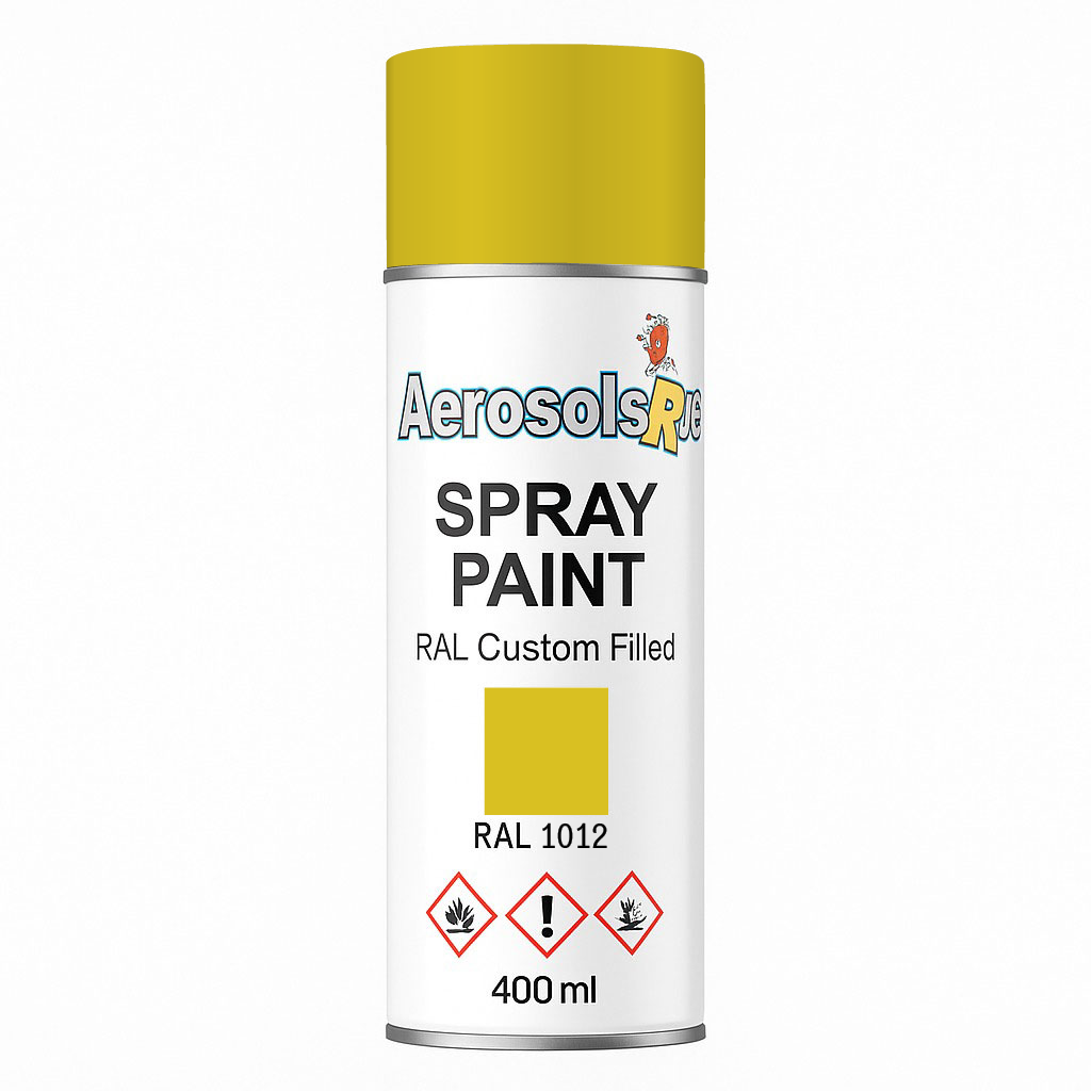 RAL 1012 - 400ml Aerosol Spray Paint Any Finish
