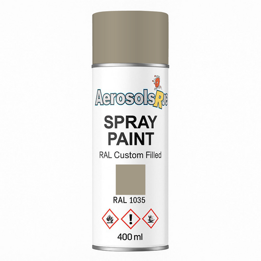 RAL 1035 Pearl Beige - 400ml Aerosol Spray Paint Any Finish