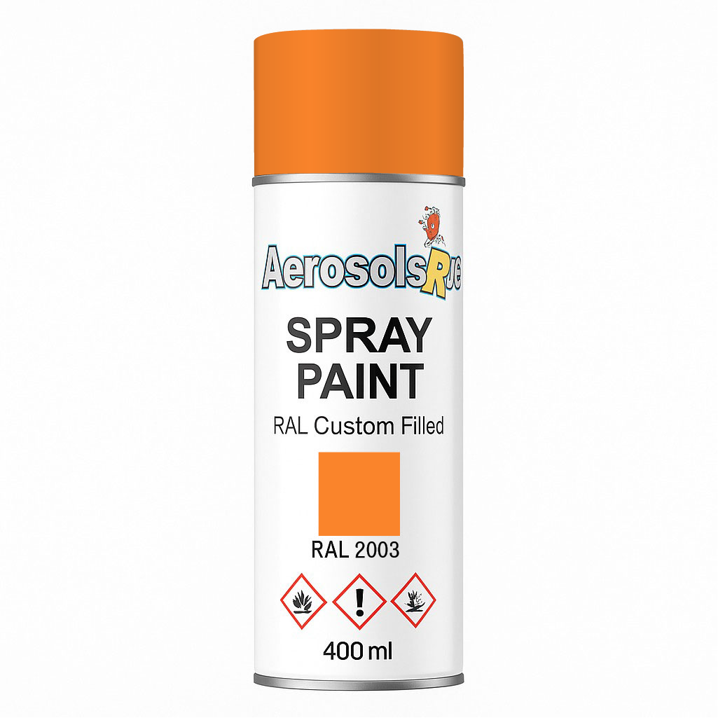 RAL 2003 Pastel Orange - 400ml Aerosol Spray Paint Any Finish