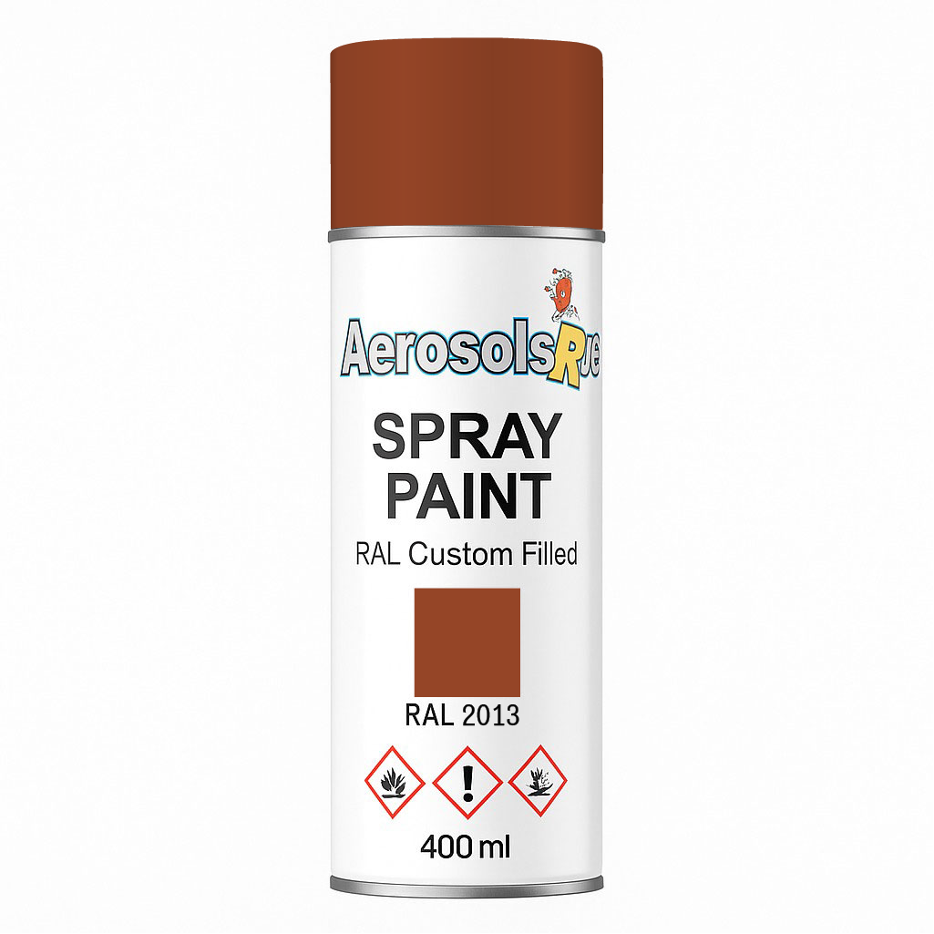 RAL 2013 Pearl Orange - 400ml Aerosol Spray Paint Any Finish