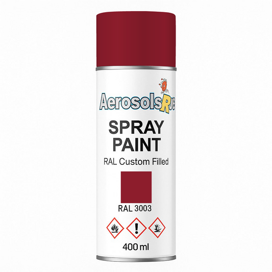 RAL 3003 Ruby Red- 400ml Aerosol Spray Paint Any Finish