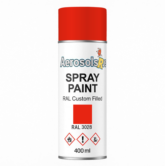 RAL 3028 - 400ml Aerosol Spray Paint Any Finish