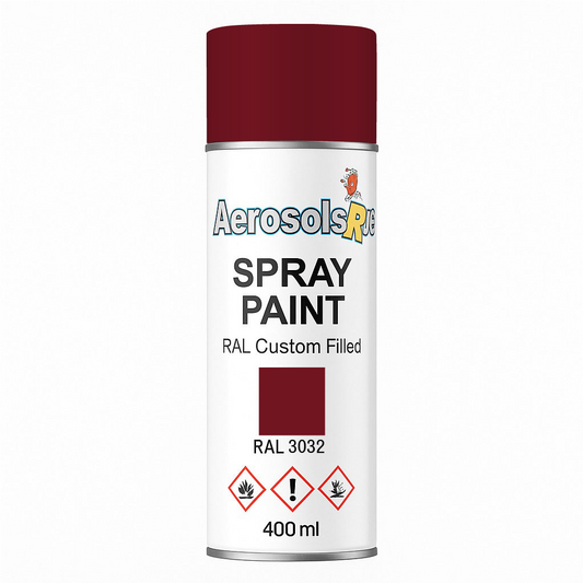 RAL 3032- 400ml Aerosol Spray Paint Any Finish