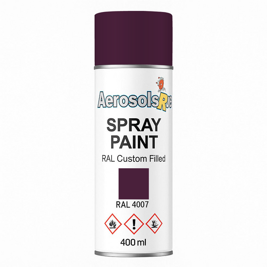 RAL 4007- 400ml Aerosol Spray Paint Any Finish