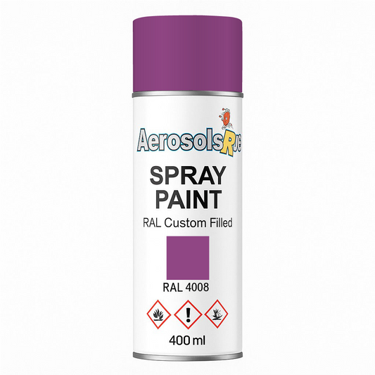 RAL 4008 Signal Violet- 400ml Aerosol Spray Paint Any Finish