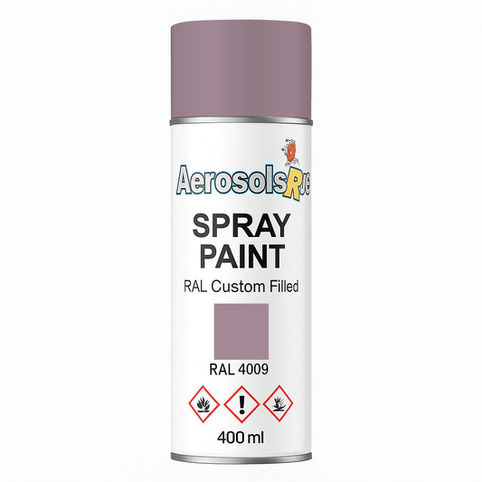RAL 4009 Pastel Violet- 400ml Aerosol Spray Paint Any Finish