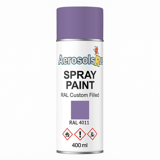 RAL 4011- 400ml Aerosol Spray Paint Any Finish