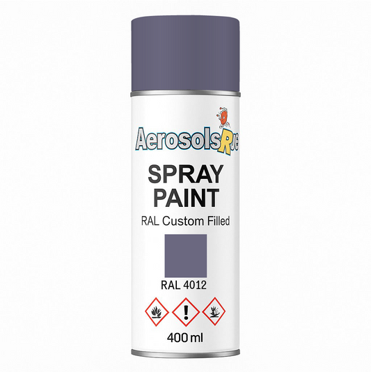 RAL 4012 Pearl Blackberry - 400ml Aerosol Spray Paint Any Finish