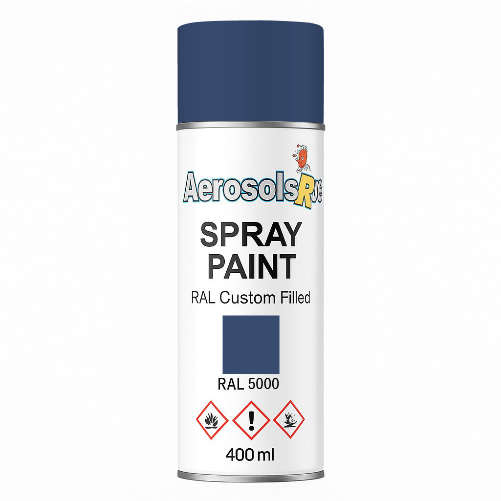 RAL 5000- 400ml Aerosol Spray Paint Any Finish