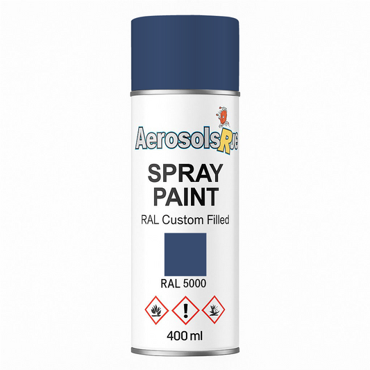 RAL 5000- 400ml Aerosol Spray Paint Any Finish