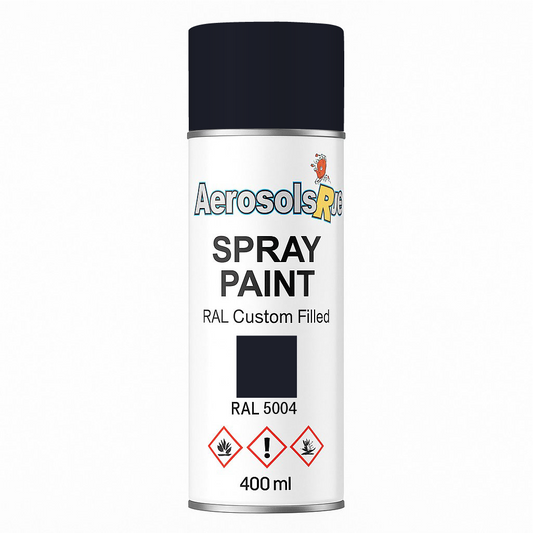 RAL 5004- 400ml Aerosol Spray Paint Any Finish