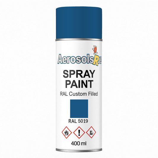 RAL 5019 - 400ml Aerosol Spray Paint Any Finish