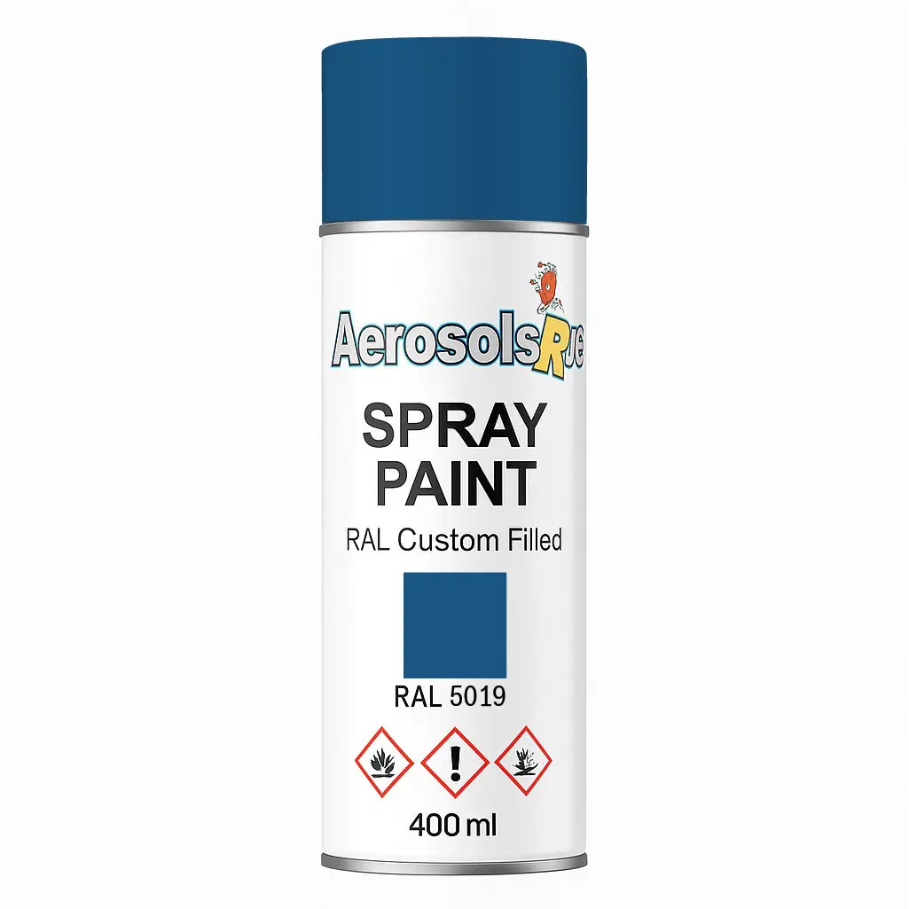 RAL 5019 - 400ml Aerosol Spray Paint Any Finish Aerosols R us