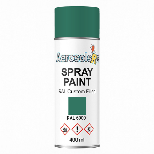 RAL 6000 - 400ml Aerosol Spray Paint Any Finish