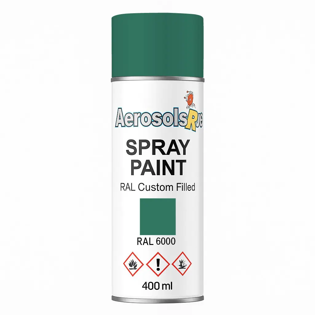 RAL 6000 - 400ml Aerosol Spray Paint Any Finish Aerosols R us