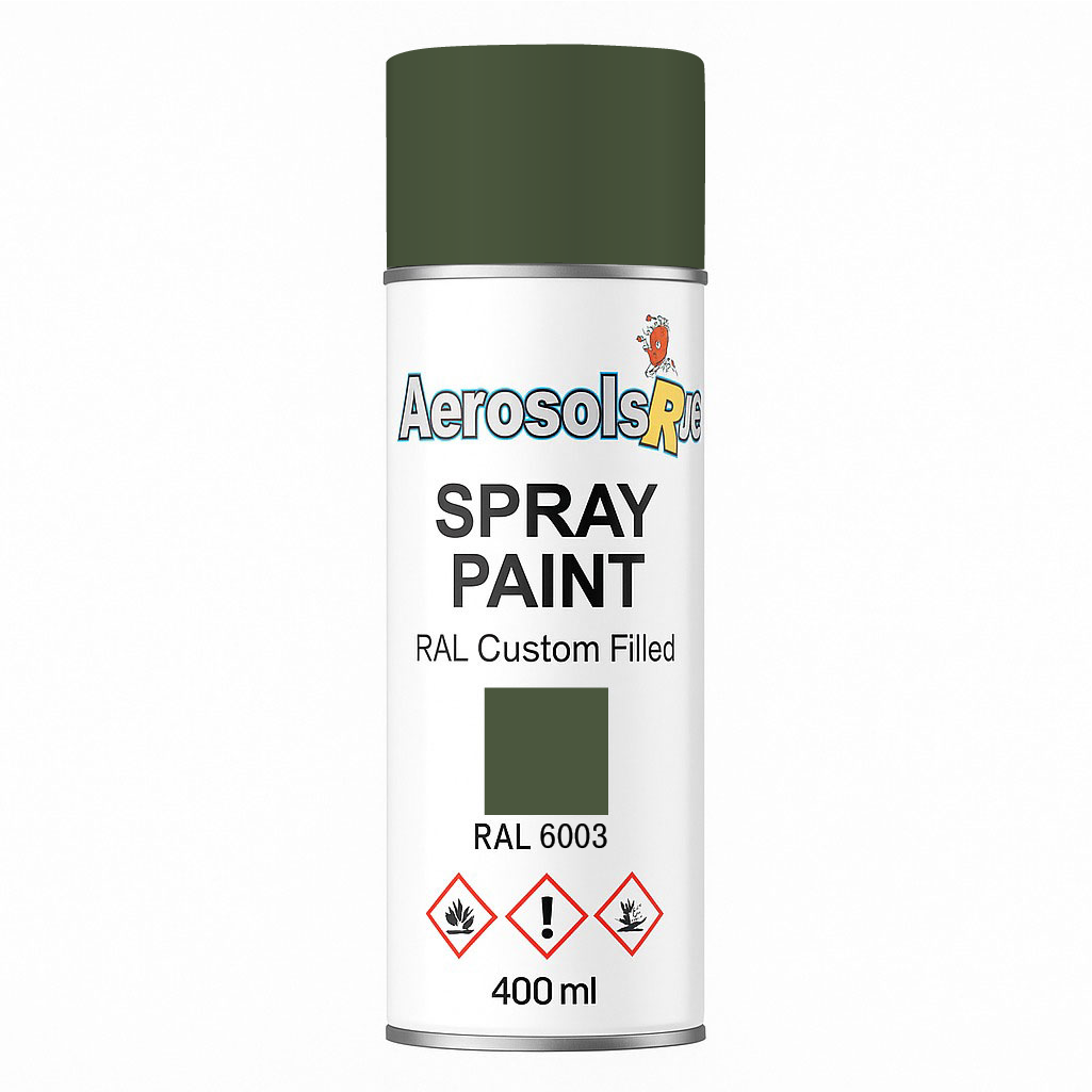RAL 6003 - 400ml Aerosol Spray Paint Any Finish