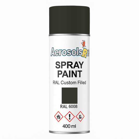 RAL 6008- 400ml Aerosol Spray Paint Any Finish