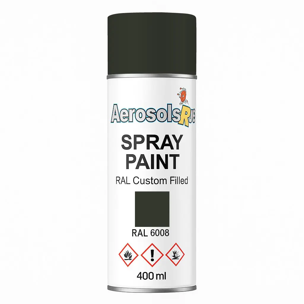 RAL 6008- 400ml Aerosol Spray Paint Any Finish Aerosols R us
