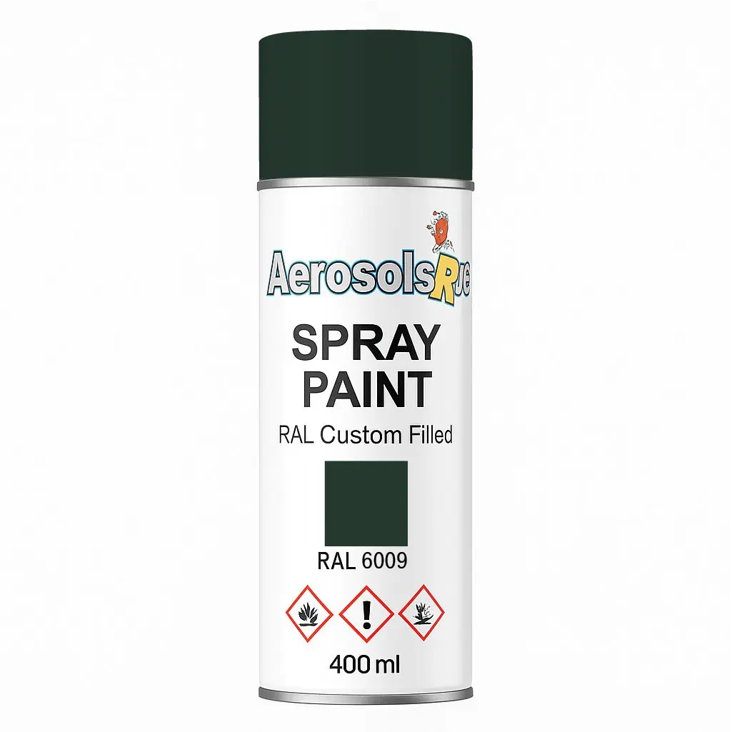 RAL 6009- 400ml Aerosol Spray Paint Any Finish Aerosols R us