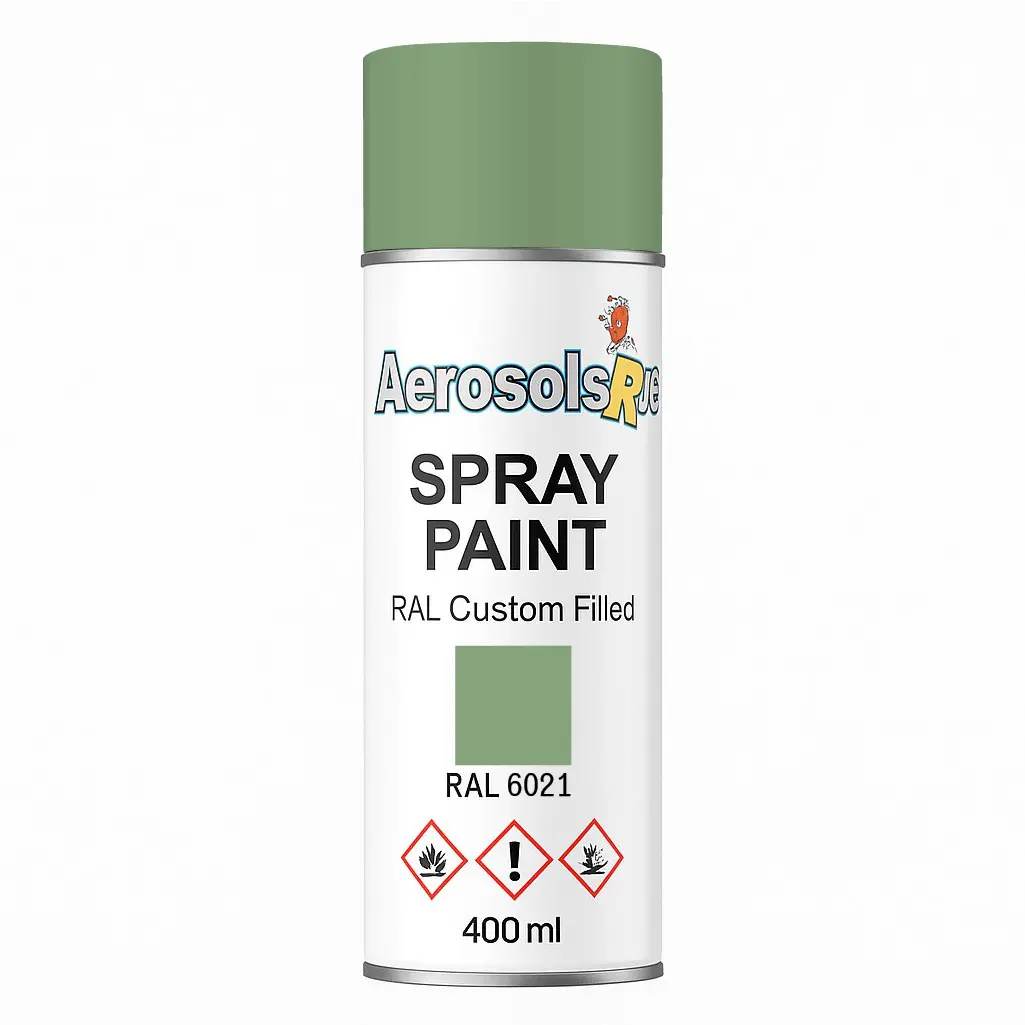 RAL 6021- 400ml Aerosol Spray Paint Any Finish Aerosols R us