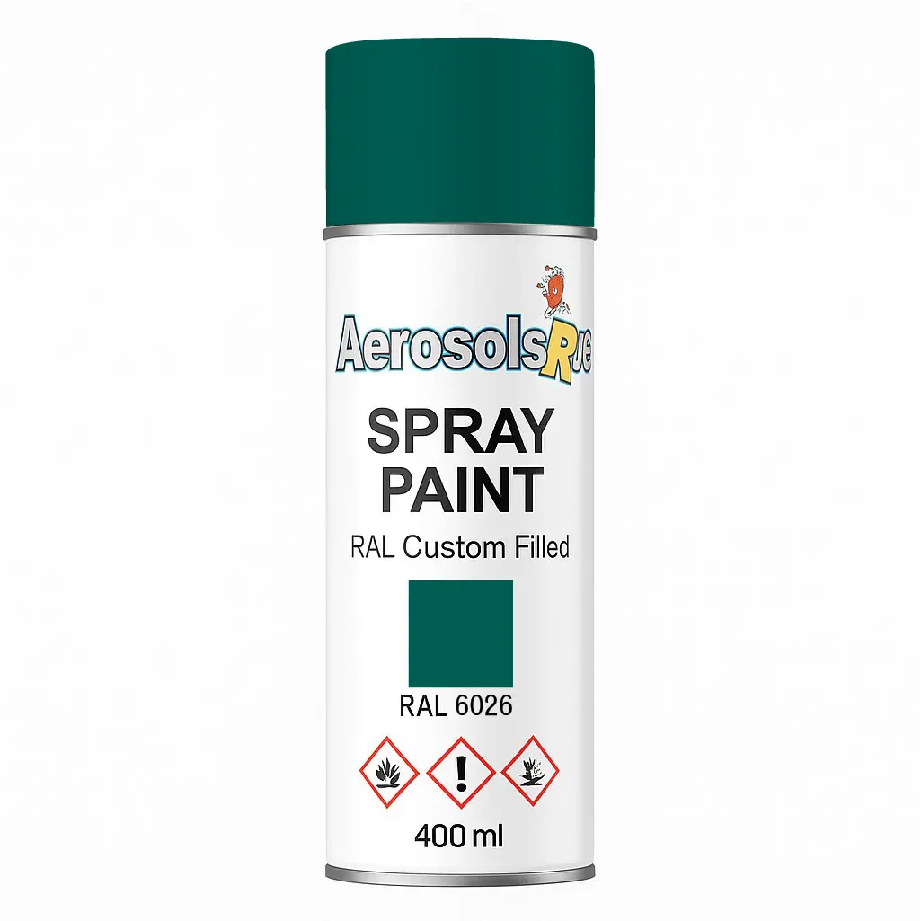 RAL 6026- 400ml Aerosol Spray Paint Any Finish Aerosols R us