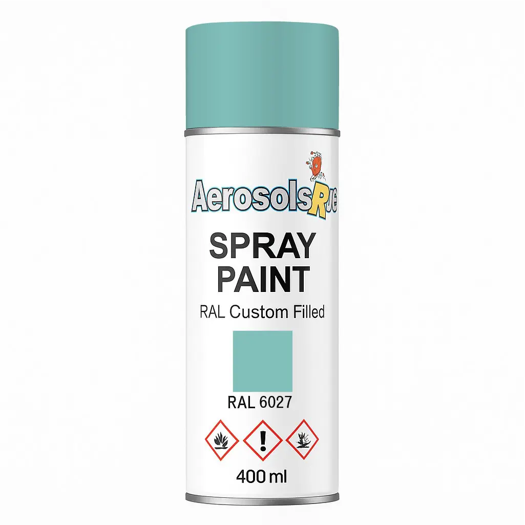 RAL 6027- 400ml Aerosol Spray Paint Any Finish Aerosols R us
