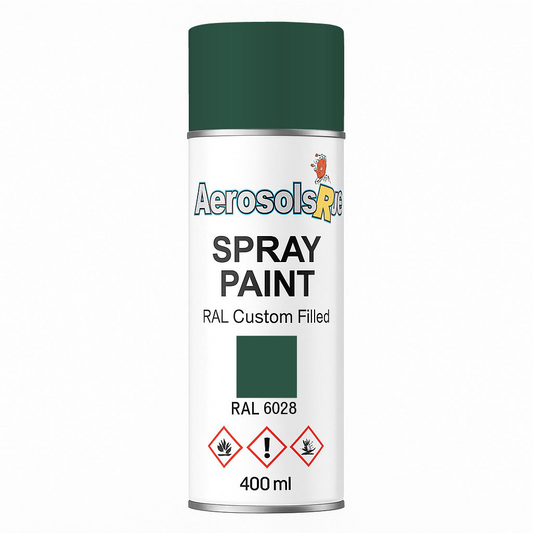 RAL 6028- 400ml Aerosol Spray Paint Any Finish