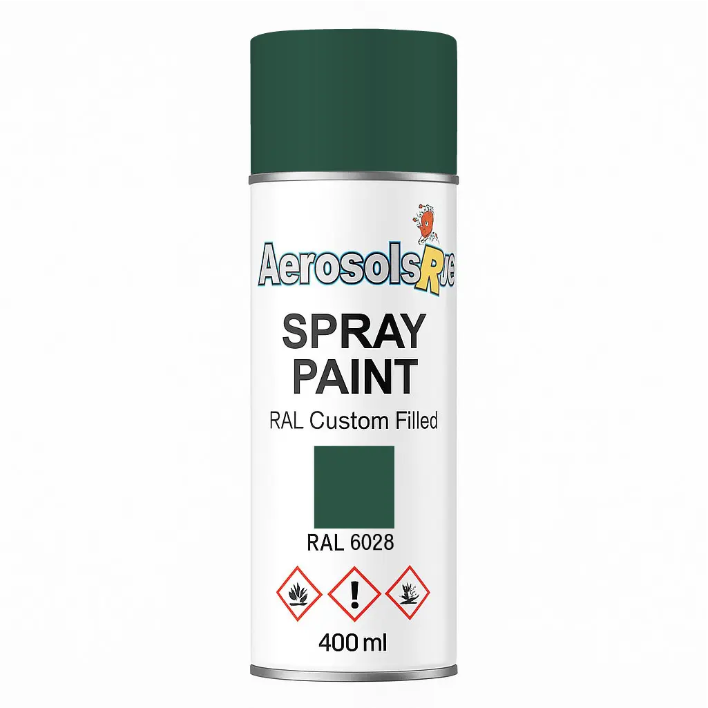 RAL 6028- 400ml Aerosol Spray Paint Any Finish Aerosols R us