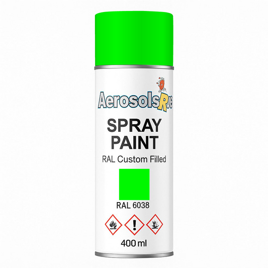 RAL 6038- 400ml Aerosol Spray Paint Any Finish