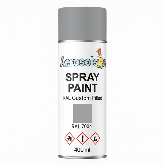 RAL 7004- 400ml Aerosol Spray Paint Any Finish