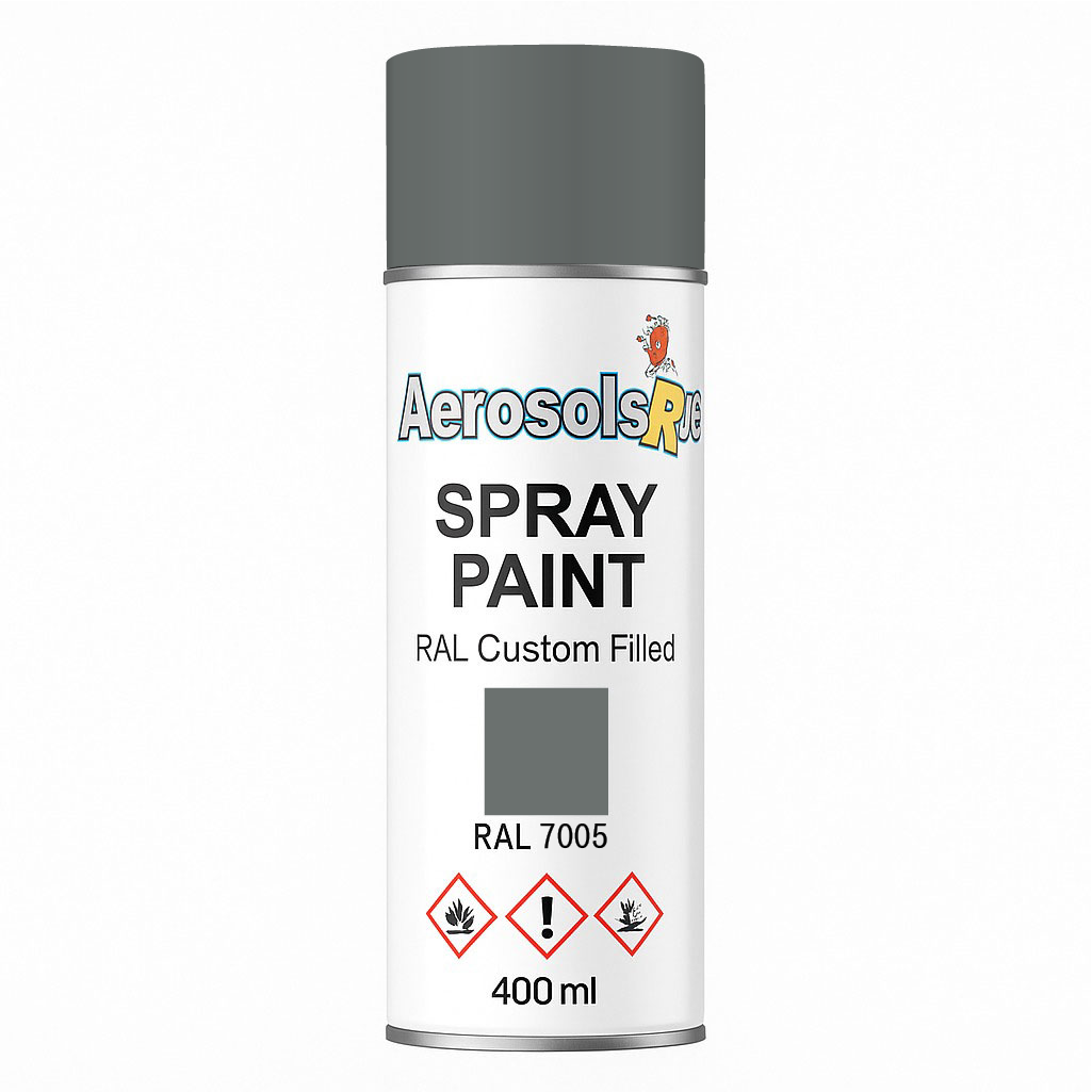 RAL 7005- 400ml Aerosol Spray Paint Any Finish