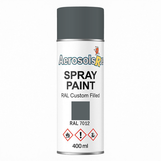 RAL 7012- 400ml Aerosol Spray Paint Any Finish
