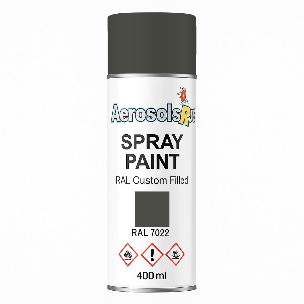 RAL 7022- 400ml Aerosol Spray Paint Any Finish