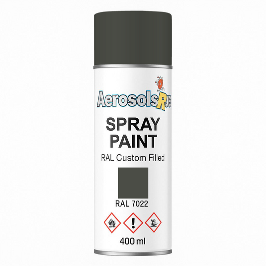 RAL 7022- 400ml Aerosol Spray Paint Any Finish