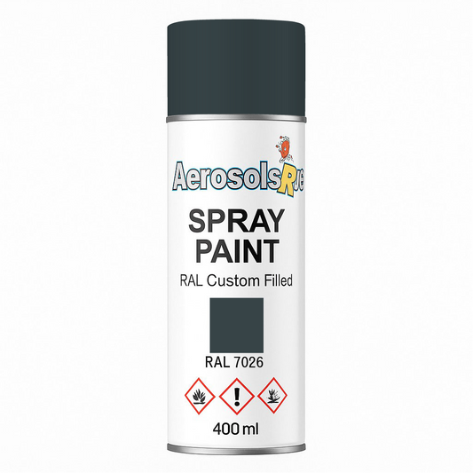 RAL 7026- 400ml Aerosol Spray Paint Any Finish