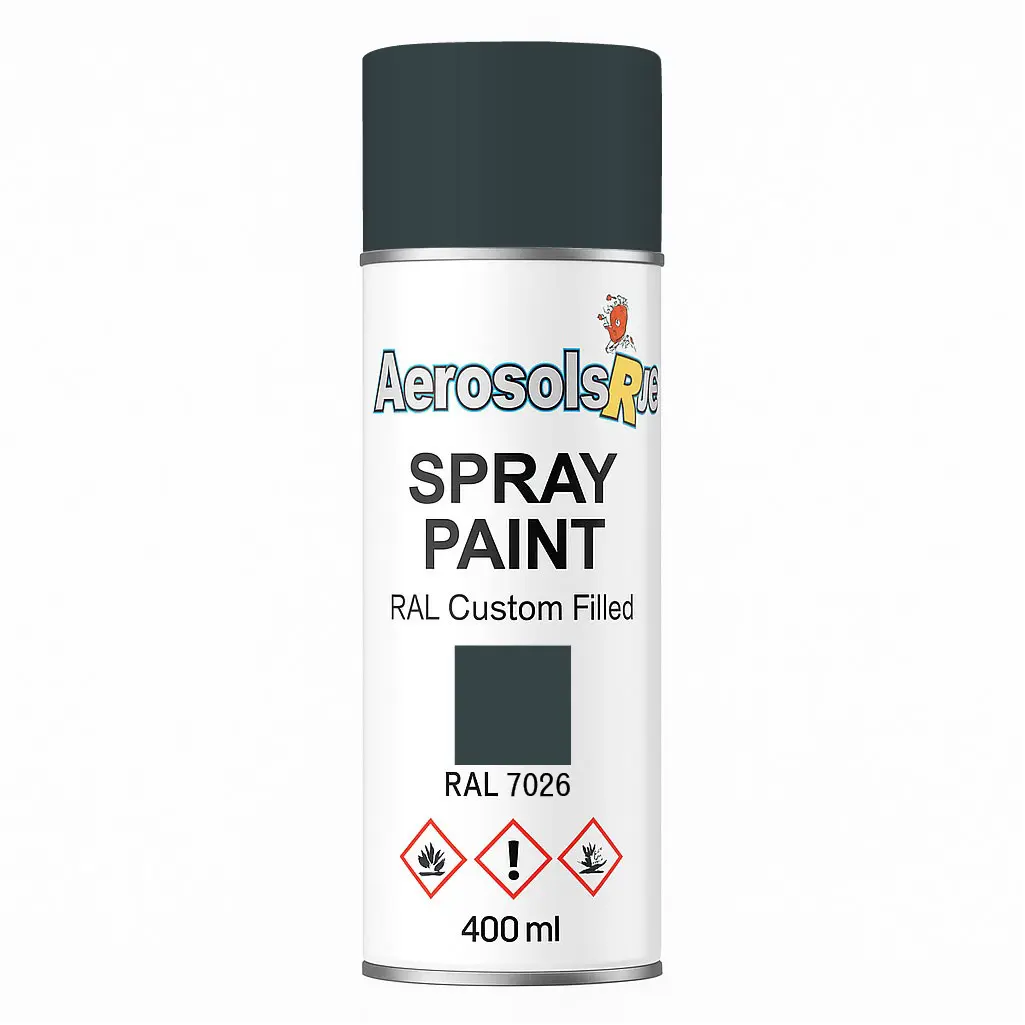 RAL 7026- 400ml Aerosol Spray Paint Any Finish Aerosols R us