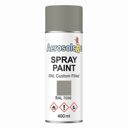 RAL 7030- 400ml Aerosol Spray Paint Any Finish