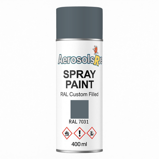 RAL 7031- 400ml Aerosol Spray Paint Any Finish