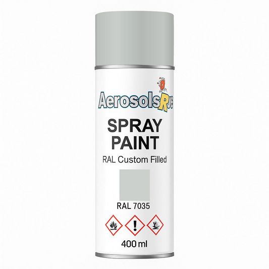 RAL 7035- 400ml Aerosol Spray Paint Any Finish