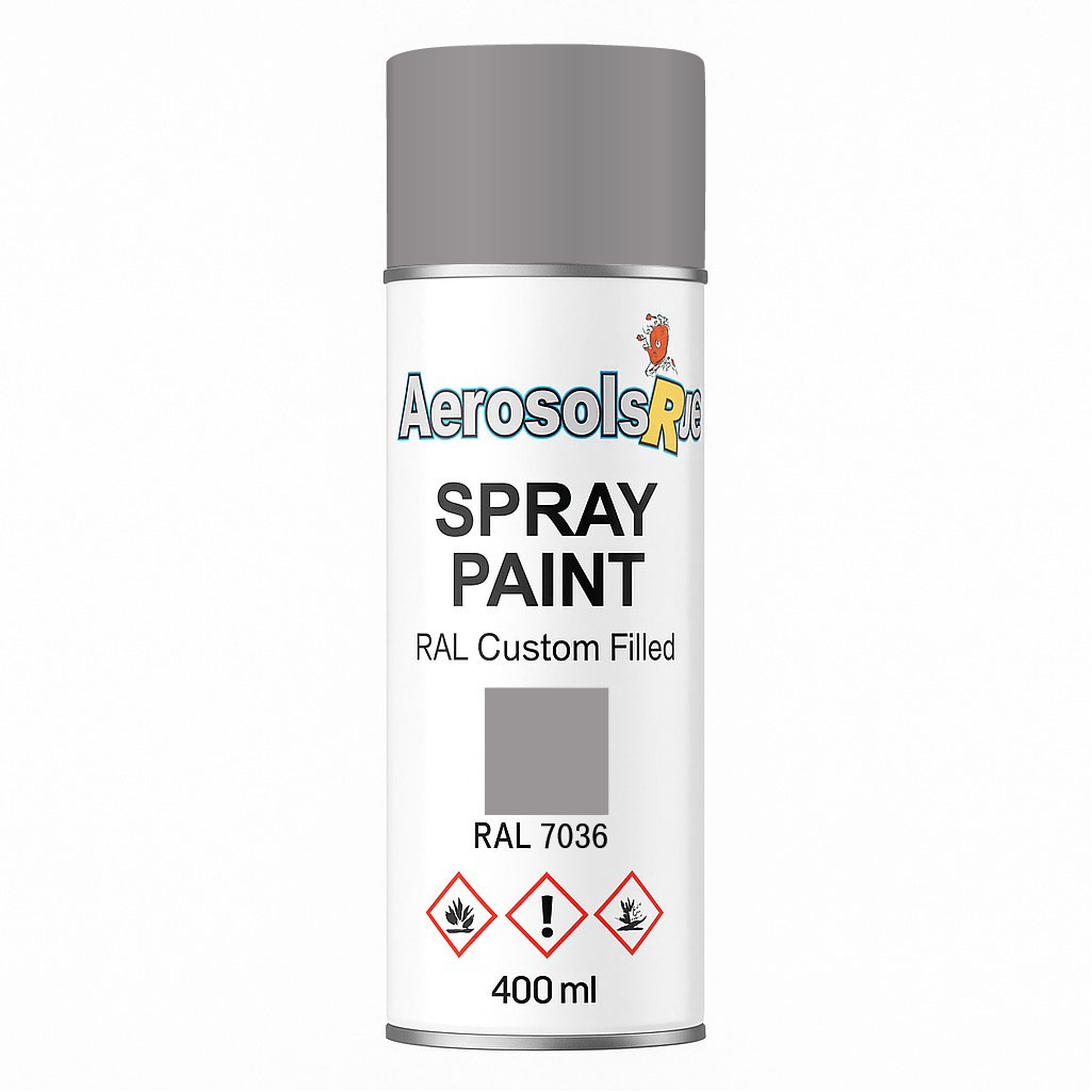 RAL 7036- 400ml Aerosol Spray Paint Any Finish