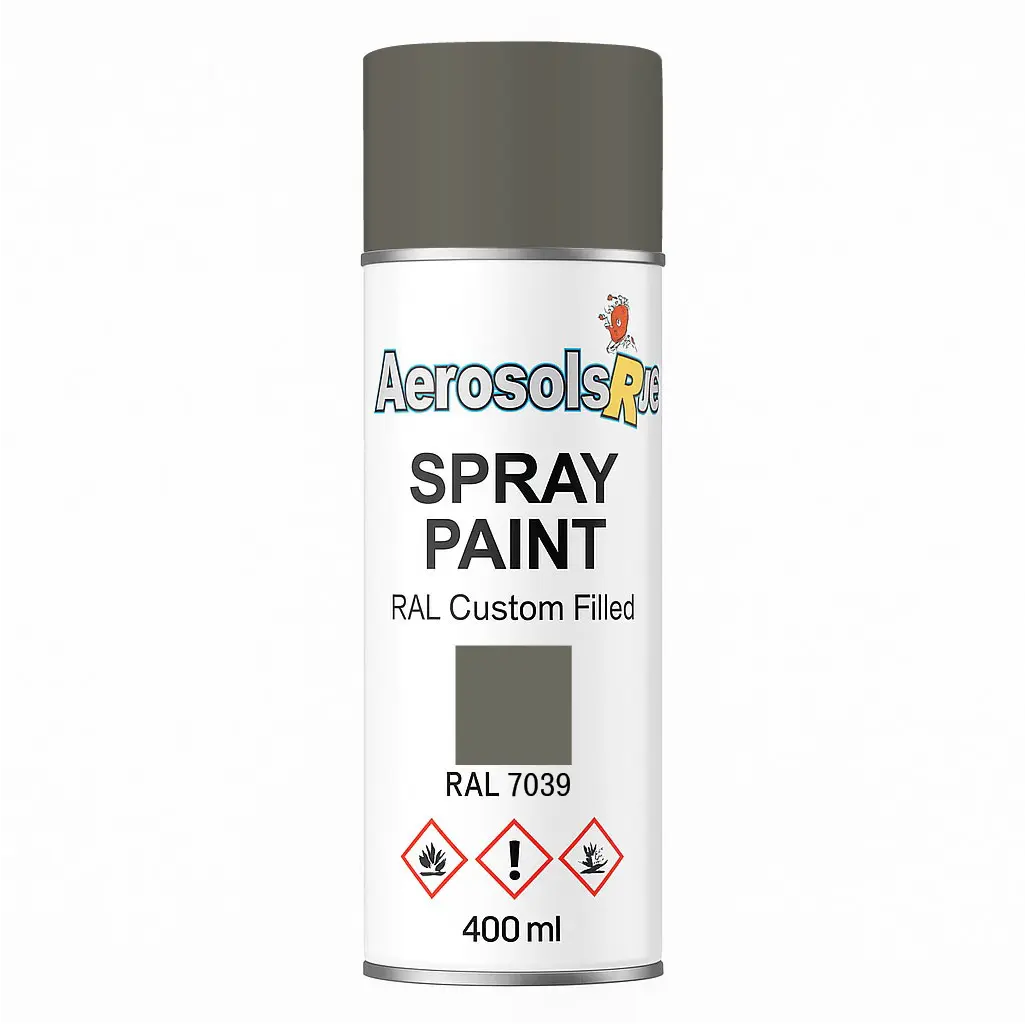 RAL 7039- 400ml Aerosol Spray Paint Any Finish Aerosols R us