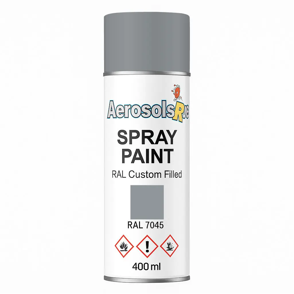 RAL 7045- 400ml Aerosol Spray Paint Any Finish Aerosols R us