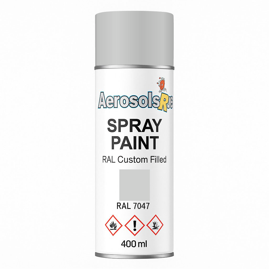 RAL 7047- 400ml Aerosol Spray Paint Any Finish